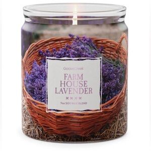 NWT Goose Creek Farmhouse Lavender 7oz Single Wick Candle